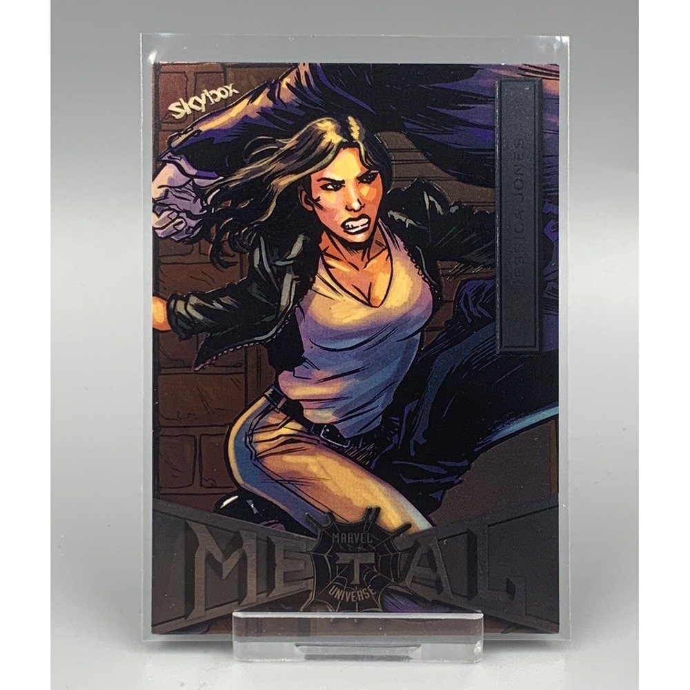 2021 Skybox Marvel‎ Spider-Man Metal Universe Jessica Jones No. 40